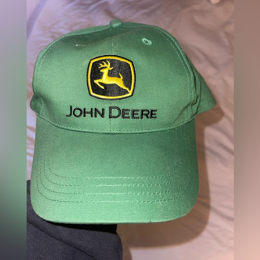 John Deere Classic Green Cap with Logo One Size Fits Most